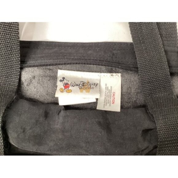 Disney World Character Embroidered Letter Tote Bag Black - Picture 3 of 5